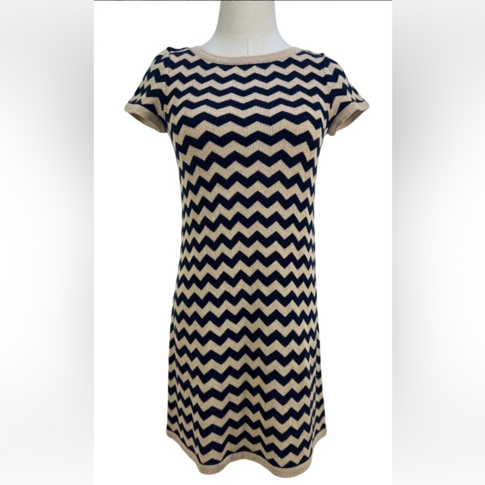 Lilly Pulitzer Tan and Black Knit Dress